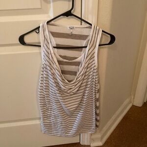 Splendid tank with white/brown stripes